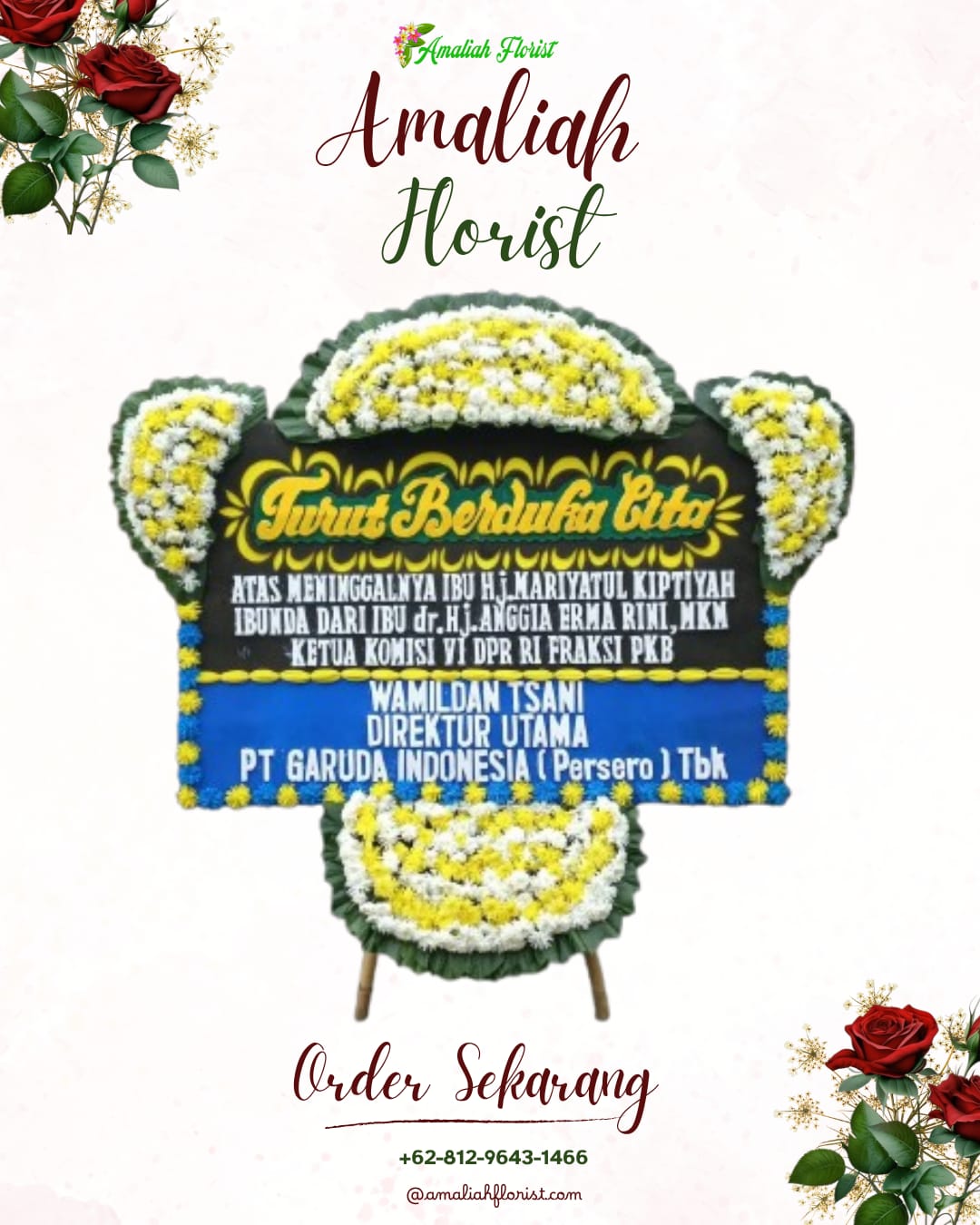 Papan Bunga Duka Pelalawan